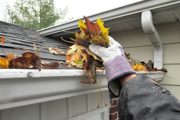 Leaf Gutter Cleaning in Keller