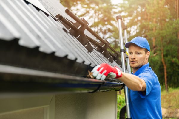 Business Gutter Cleaning in Keller
