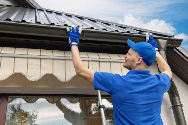 Rain Gutter Maintenance in Keller